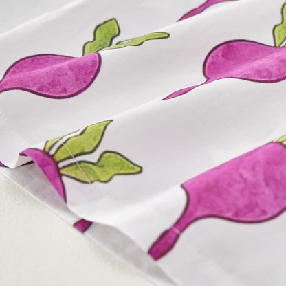Baby Toddler Beetroot Print 2-piece Sleeveless Set - image 6