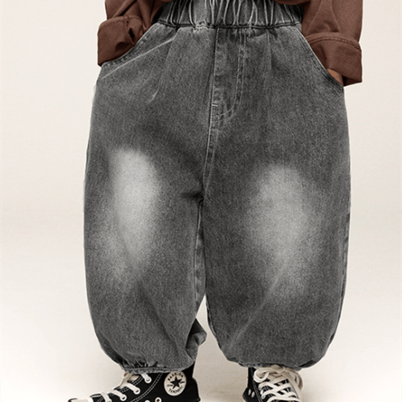 Toddler Simple Denim Jogger Pants - image 12