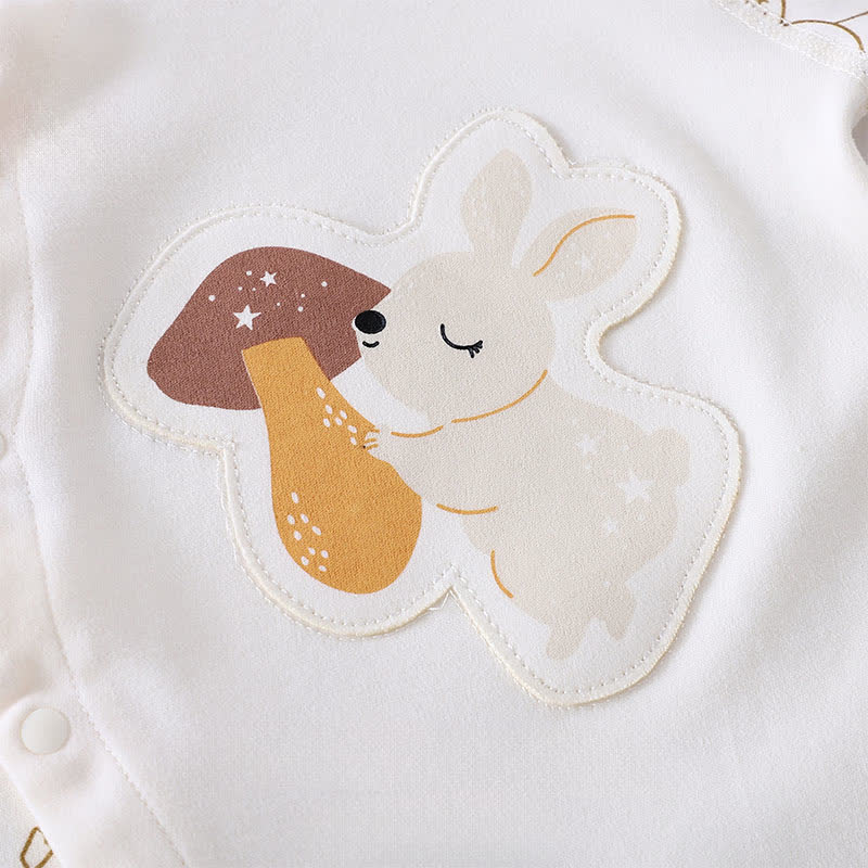 Baby Rabbit/Leopard Patch Romper - image 8