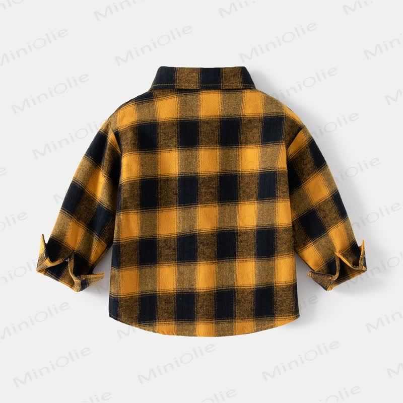 Kid Boy Vintage Plaid Shirt - image 5