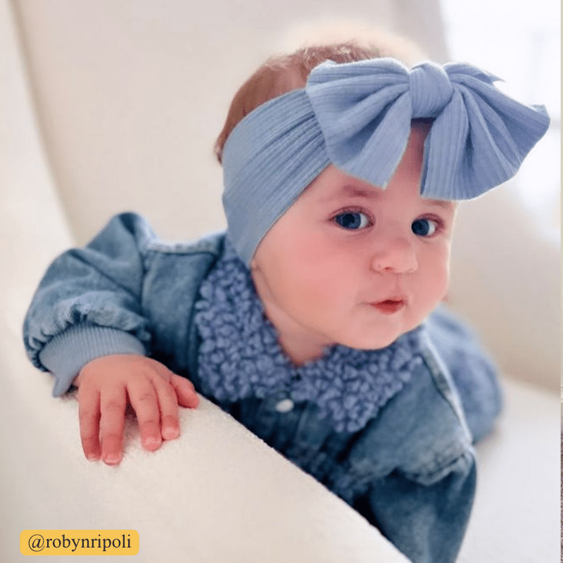 Baby Denim Blue Warm Fleece Romper - image 12