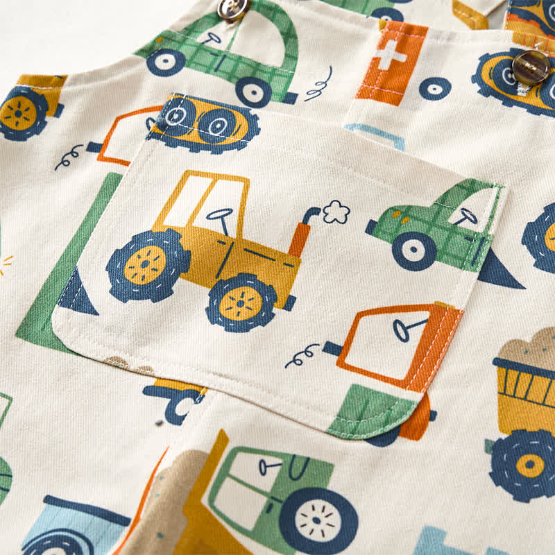 Baby Toddler Car Truck Overalls - image 6