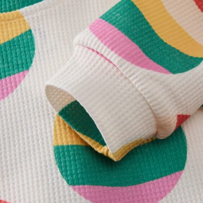 Baby Toddler Easter Eggs Sweatshirt 2-piece Set - image 3