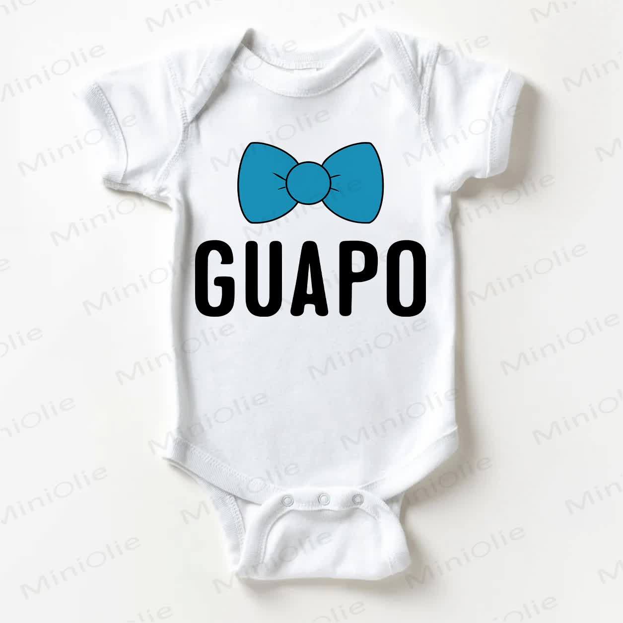 GUAPO Baby Boys White Bodysuit - White - 18-24M - image 1
