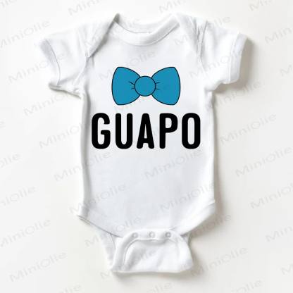 GUAPO Baby Boys White Bodysuit - White - 18-24M - image 1