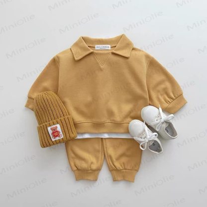 Baby Toddler Solid Color 2-piece Set - Yellow - 5-7T - image 8