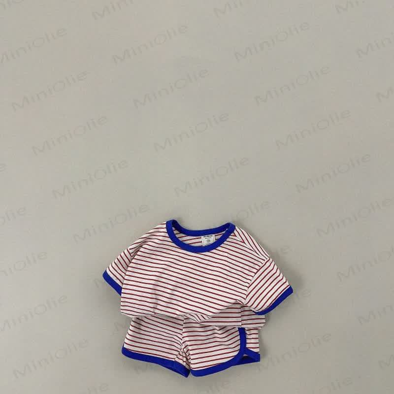 Toddler 2-Piece Striped Lovely Set - Blue - 7-9T - image 4