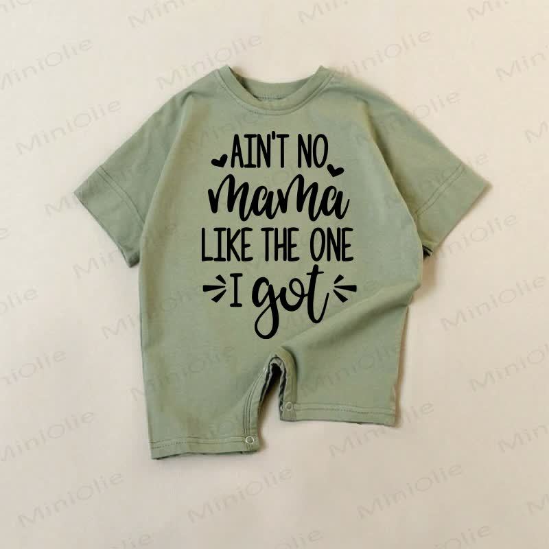 AIN'T NO MAMA LIKE THE ONE I GOT Baby Green Romper - Green - 18-24M - image 1
