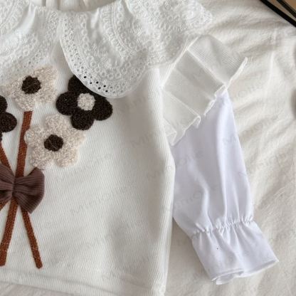 Baby Girl Flower Lace 2-piece Set - image 10