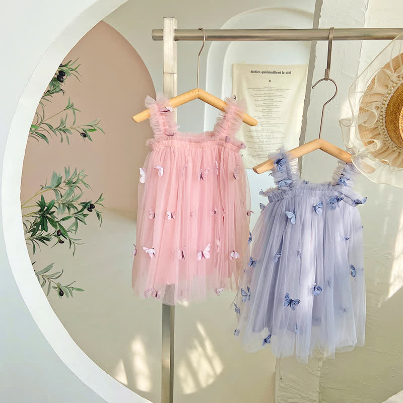 Toddler Girl Bow Mesh Sleeveless Tutu Dress - image 2