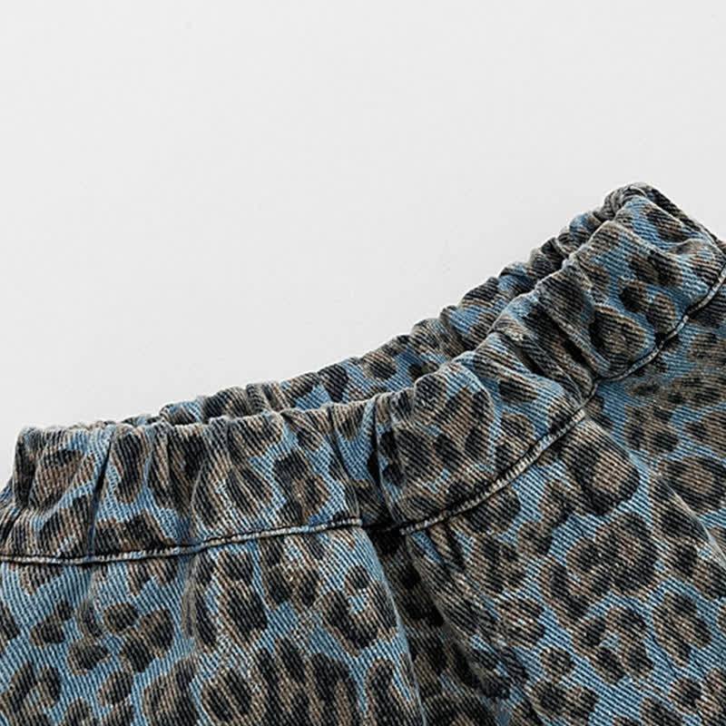 Baby Toddler Dinosaur Top Or Leopard Print Worker Pants - image 7