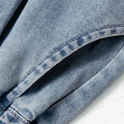 Toddler Boys Denim Solid Blue Pants - image 6