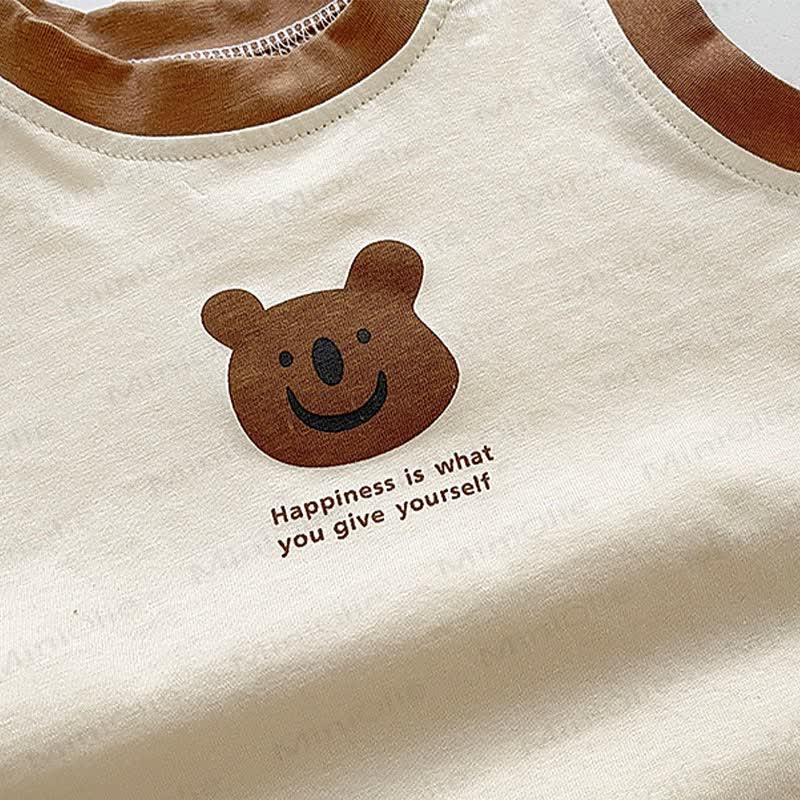 Baby Cotton Bear Print Romper - image 4