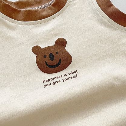 Baby Cotton Bear Print Romper - image 4
