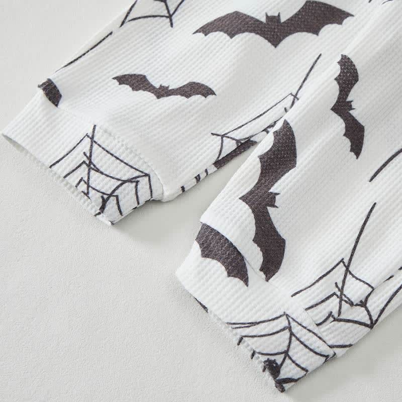 Baby Bat Spider Web Print Waffle 2-piece Set - image 6