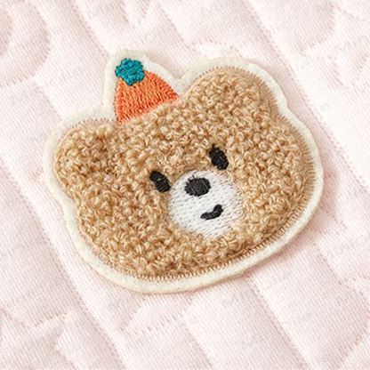Baby Bear Quilted Kimono Romper - image 5