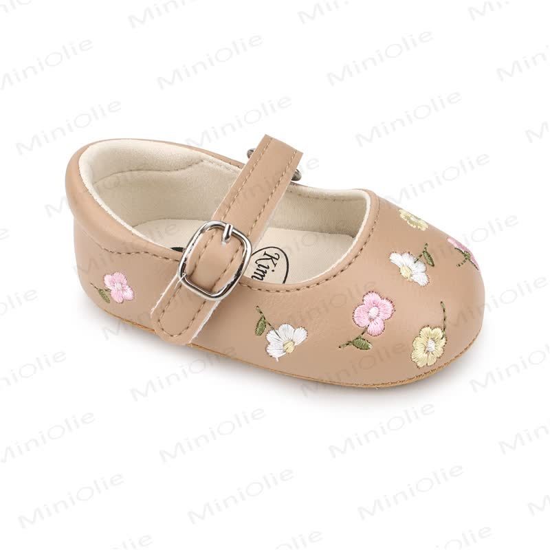 Baby Flower Embroidered Shoes - image 30