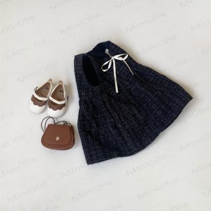 Baby Toddler Plaid Bow Dress - image 6