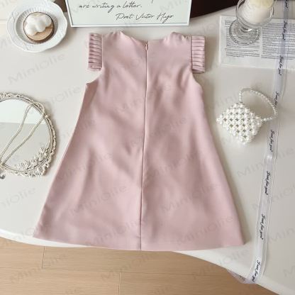 Toddler 3D Flower Sleeveless Graceful Dress - image 10