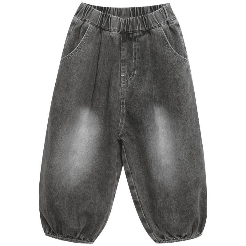 Toddler Simple Denim Jogger Pants - image 9