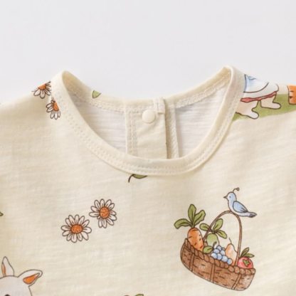 Baby Toddler Girls Bunny/Dot Print Summer Dress - image 6