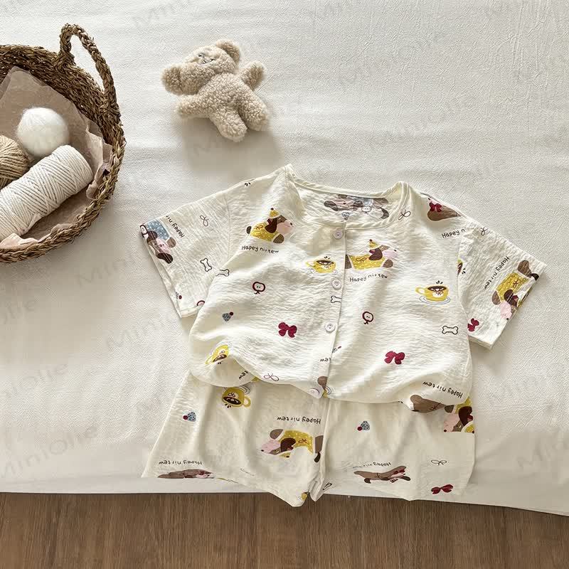 Toddler 2-Piece Cherry Bear Dog Biscuits Set - Dachshund - 12Y - image 25