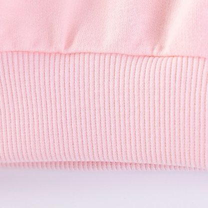 Toddler Girl Pink Floral Applique Sweatshirt and Pants 2-piece Set - image 6