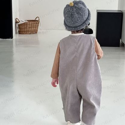 Baby Animal Patch Corduroy Overalls - image 18