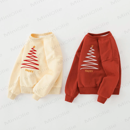 HAPPY Family Matching Christmas Tree Sweatshirt - image 12