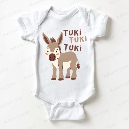 TUKI TUKI TUKI Baby White Bodysuit - White - 18-24M - image 1