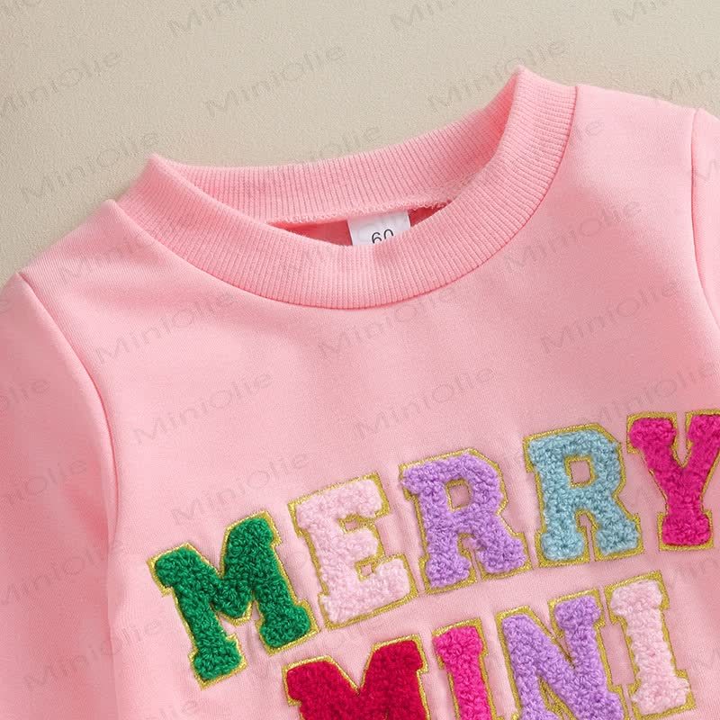 SANTA BABY MERRY MINI Baby Slogan Romper - image 12