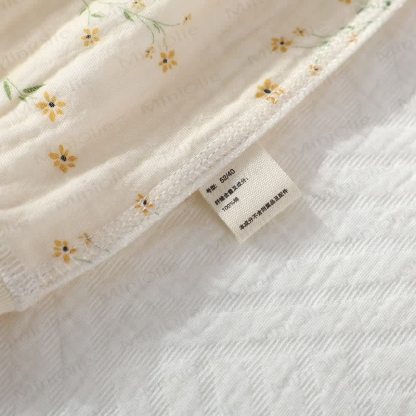 Baby Girl Orchid Daisy Beige Kimono Romper - image 12