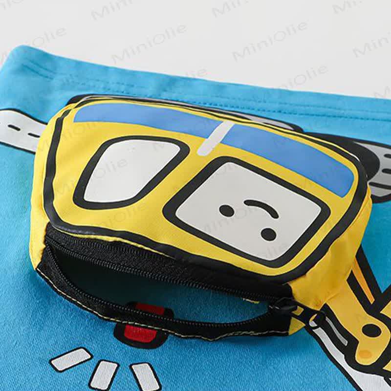Toddler Cotton Vehicle Zip Pocket T-Shirt - image 6