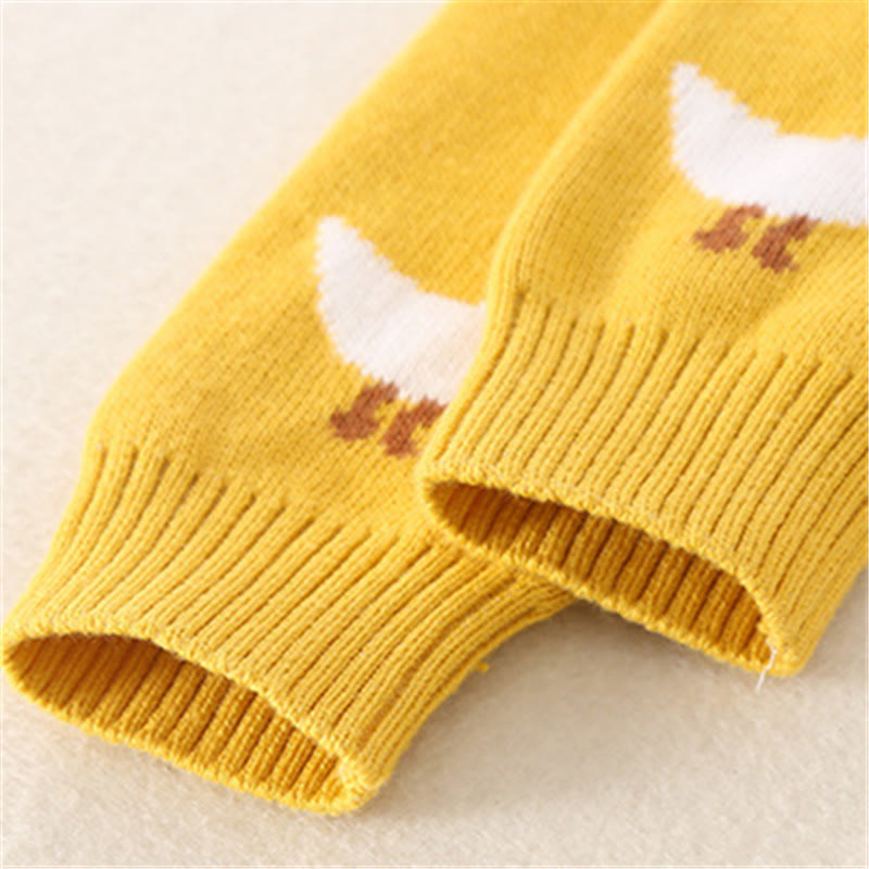  Baby Knitted Goose Yellow Romper - image 7