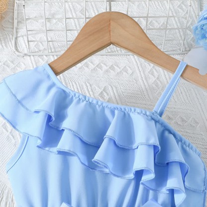 Toddler Flower Bow Tulle Charming Dress - image 20