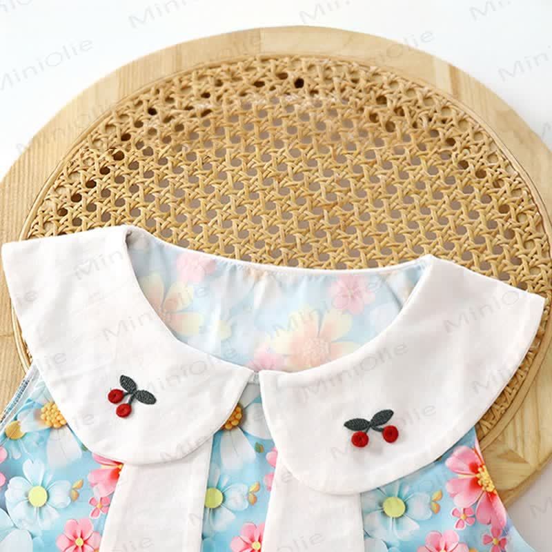 Toddler Kid Girls Butterfly Print Polyester Sleeveless Dress - image 6