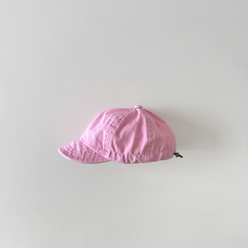 Baby Toddler Chic Washed Peaked Cap - Pink - 6M-3T - image 19