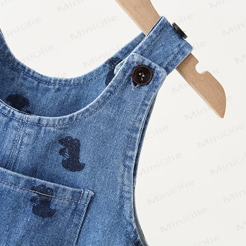 Toddler Dino Pocket Overalls - image 5