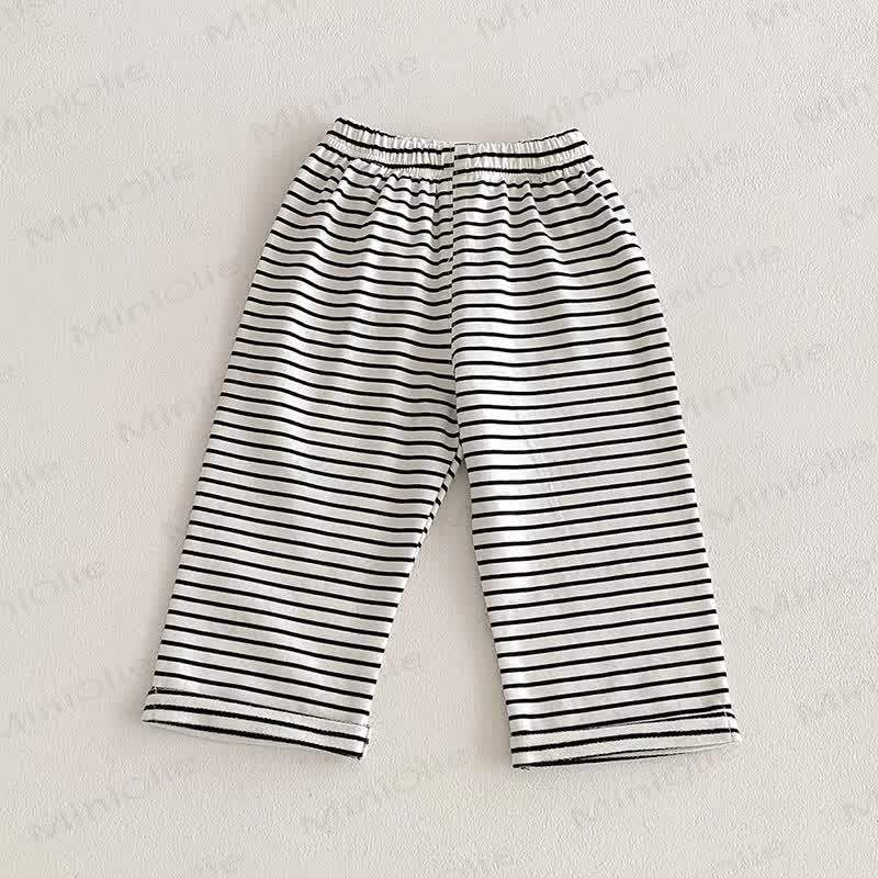 Baby Toddler Boy Solid Color/Stripe Pants - Stripe - 3-5T - image 8