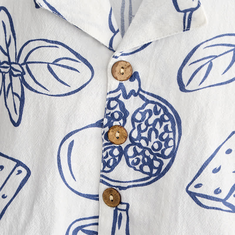 Baby Toddler Boys Lemon Shirt and Shorts 2-piece Set - image 5