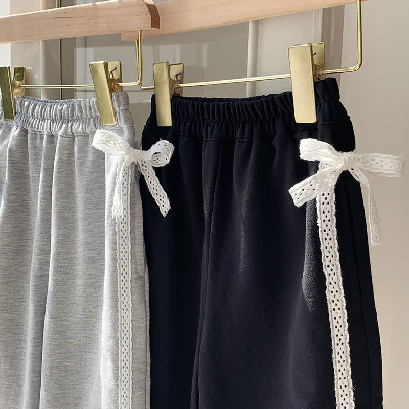 Toddler Kid Girl Bow Loose Pants - image 8