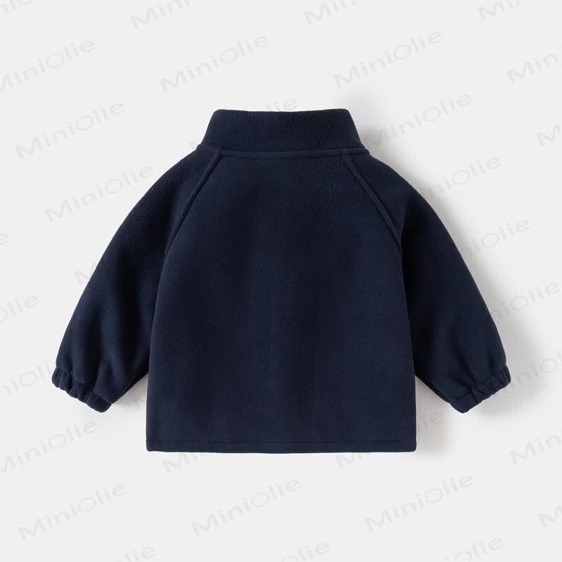 Toddler Polar Fleece Stand Collar Outerwear - image 3
