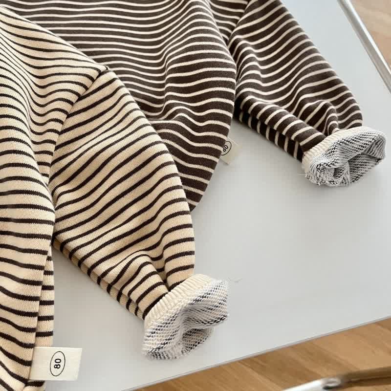 Baby Toddler Simple Striped Casual T-shirt - image 8