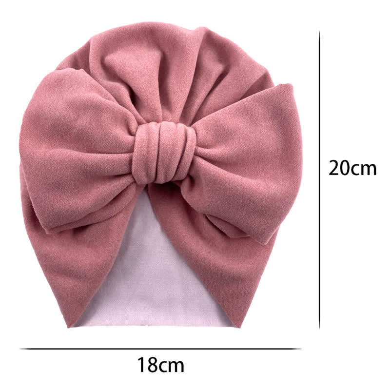 Baby Newborn Bow Solid Color Protector Hat - image 10