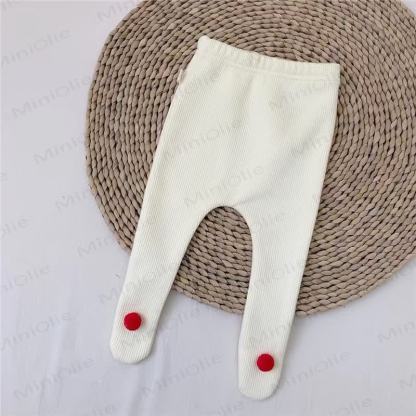 Baby Christmas Colors Lovely Tights - White - 18-24M - image 4