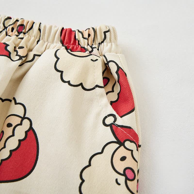 Baby Christmas Santa Apricot Pants - image 5