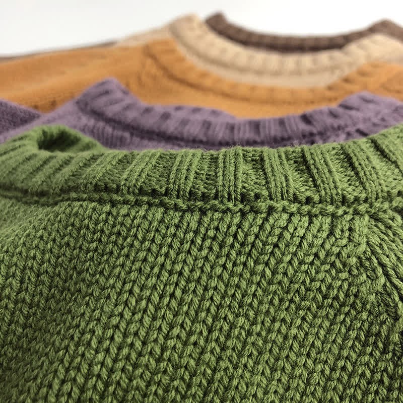 Toddler Solid Color Loose Relax Sweater - image 5