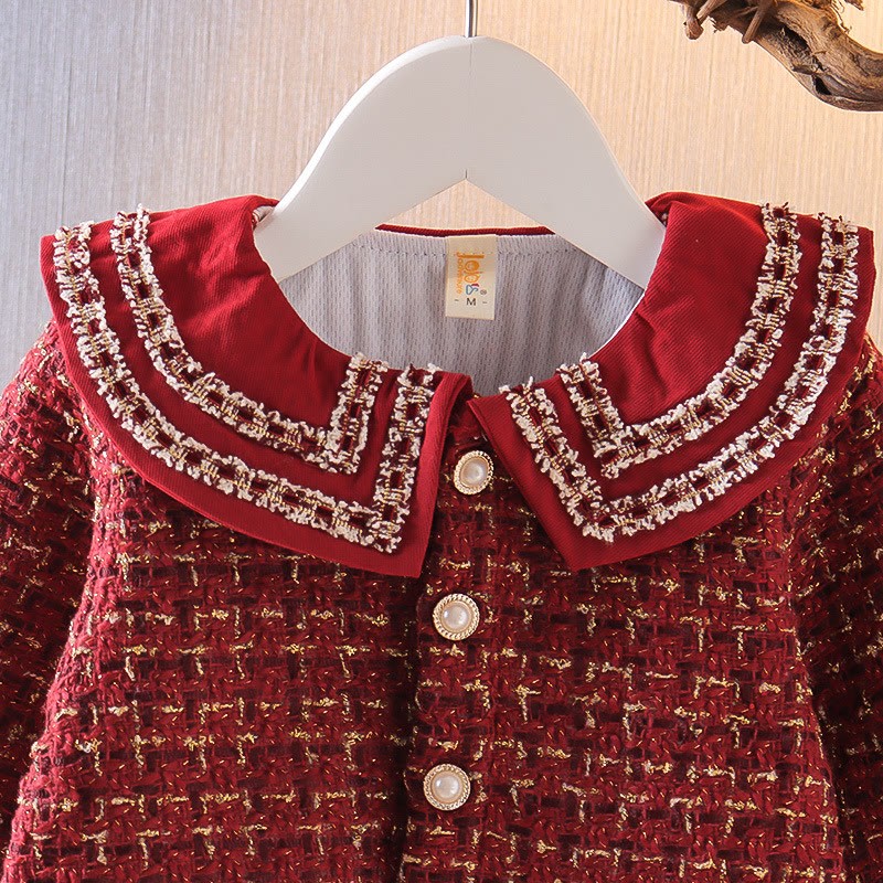 Baby Toddler Bow Sweet Red Set - image 5