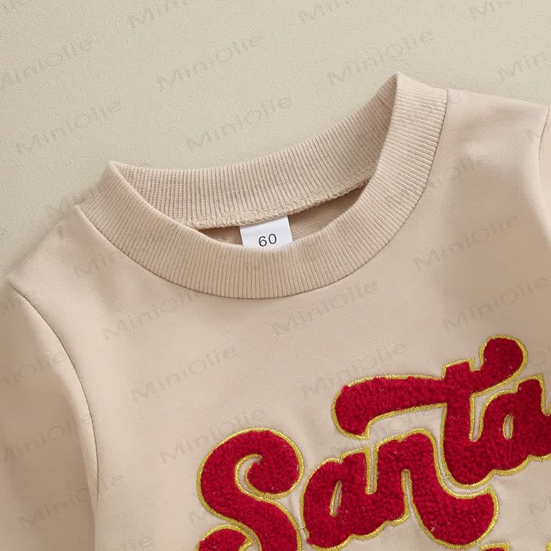 SANTA BABY MERRY MINI Baby Slogan Romper - image 8