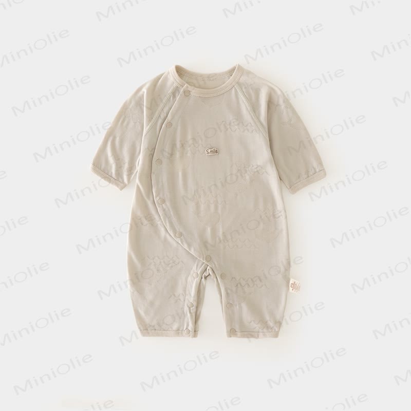 Baby Flower Pajamas Romper - Brown - 18-24M - image 4